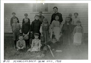Hopkinton Schools, image # 1, Bear Hill Schoolhouse ca 1900
