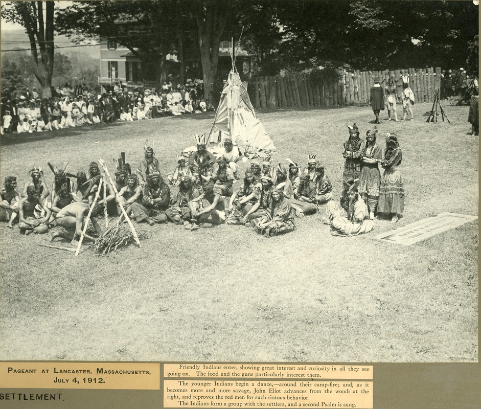Pageant Exhibition Panel 06 - The Nashaway encampment