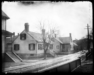 Houses built of material from Hancock Meeting house
