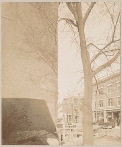 Harvard Street widening, Talbot brick building