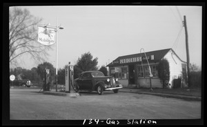 Great Plain Ave - gas station