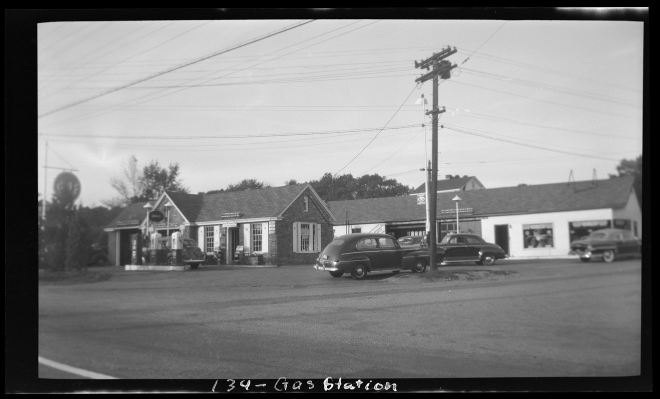 Great Plain Ave - gas station