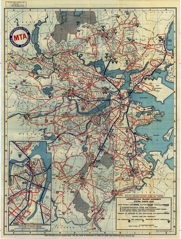 Metropolitan Transit Authority system route map