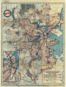 Metropolitan Transit Authority system route map