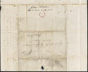John Webber to George Coffin, 8 April 1845