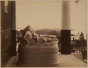 Achilleon [i.e. Achilleion], with view of city of Corfu