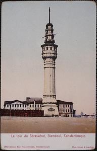 La tour du Séraskérat, Stamboul, Constantinople