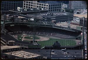 Elevated view of Fenway Park, Boston