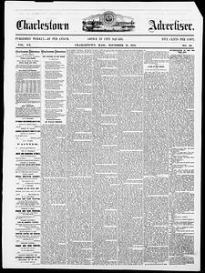 Charlestown Advertiser, November 12, 1870