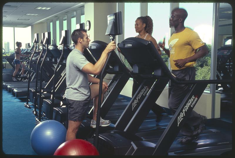 Fitness center downtown Boston Digital Commonwealth