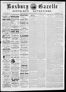 Roxbury Gazette and South End Advertiser, March 14, 1878