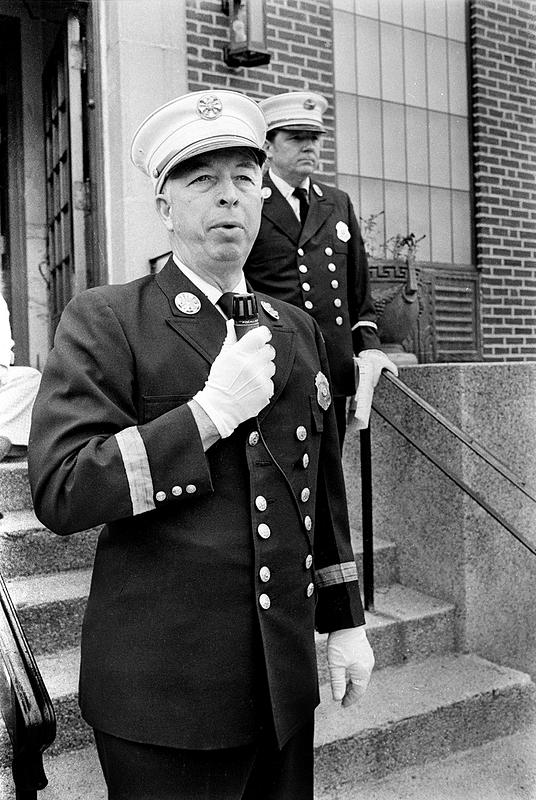 Chief Fothergil, fireman's ceremony