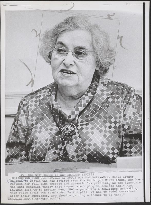 Retired as judge but not work
