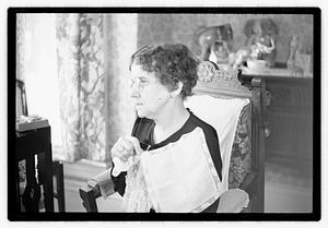 Shumaker, Mrs. James H. (Nellie) collector of miniature elephants