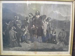 Landing of the Pilgrim Fathers in America A.D. 1620