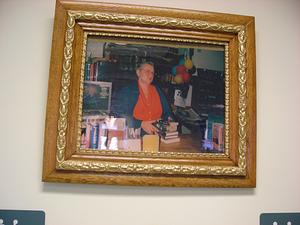 Framed color photo of Alfreda Altobelli, d 1997