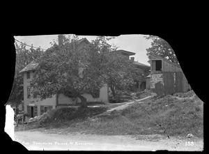 Wachusett Reservoir, Seraphine Prince's house, at corner of East Main and Beaman Streets, from the east side of Beaman Street, West Boylston, Mass., Jun. 13, 1896