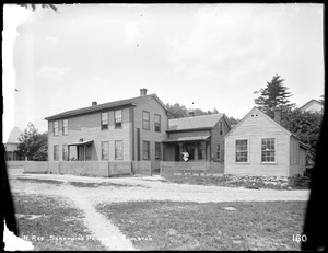 Wachusett Reservoir, Seraphine Prince's house, corner of Union and Cross Streets, from south side Cross Street at angle, West Boylston, Mass., Jun. 13, 1896