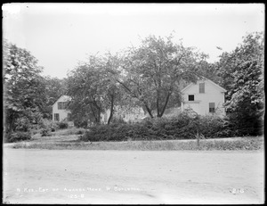 Wachusett Reservoir, Amanda Howe's estate, corner of Worcester and Prospect Streets, from the west, West Boylston, Mass., Jul. 2, 1896