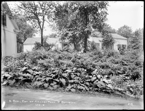 Wachusett Reservoir, Amanda Howe's estate, corner of Worcester and Prospect Streets, from the east, West Boylston, Mass., Jul. 2, 1896