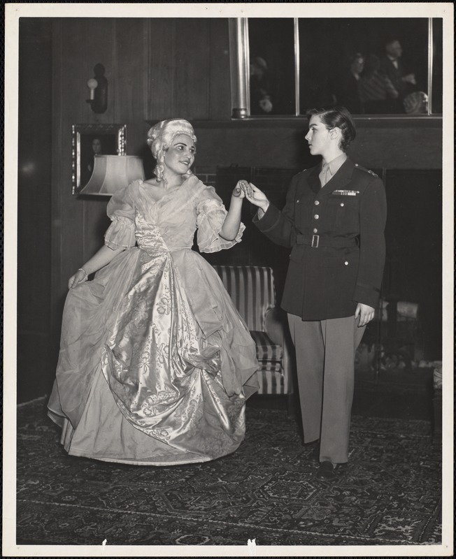 Play, "Marraine de Guerre" presented on March 22, 1954 in the Oak Room