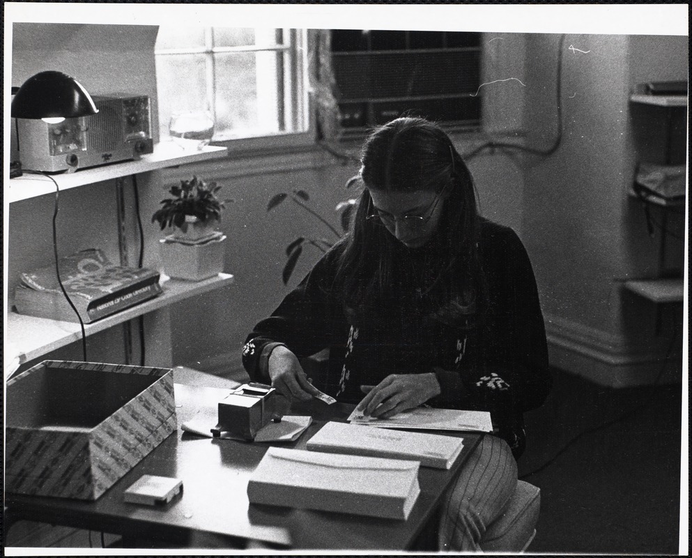 Student in Main House working Jan '77