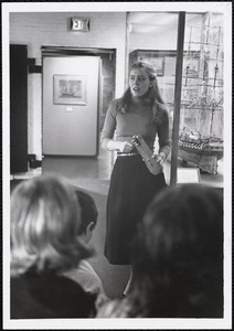 Louise Quirk, '81, intern at USS Constitution Museum