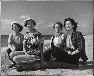 Students: orientation, clambake, fall of 1953