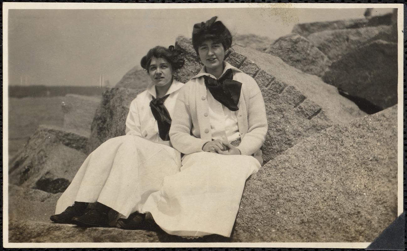 Ruth Kruetizer? sp. Gertrude Schnull (right)