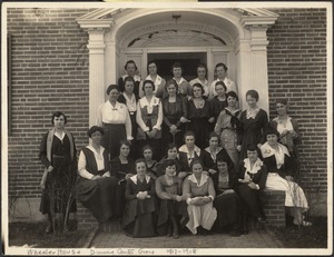Wheeler House, dining center group, 1917-1918