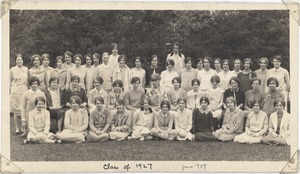 Class of 1927, June 1927