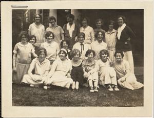 Pine Manor house group, 1923-'24