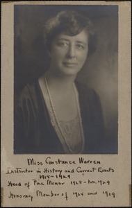Miss Constance Warren