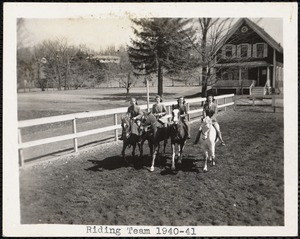 Riding team 1940-41