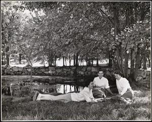 Campus: Picnic Grove, fall 1953