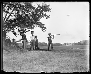Men with rifles, possibly Hingham Gun Club