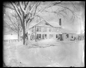 Bela Whiton house snow storm Nov. 27 1898