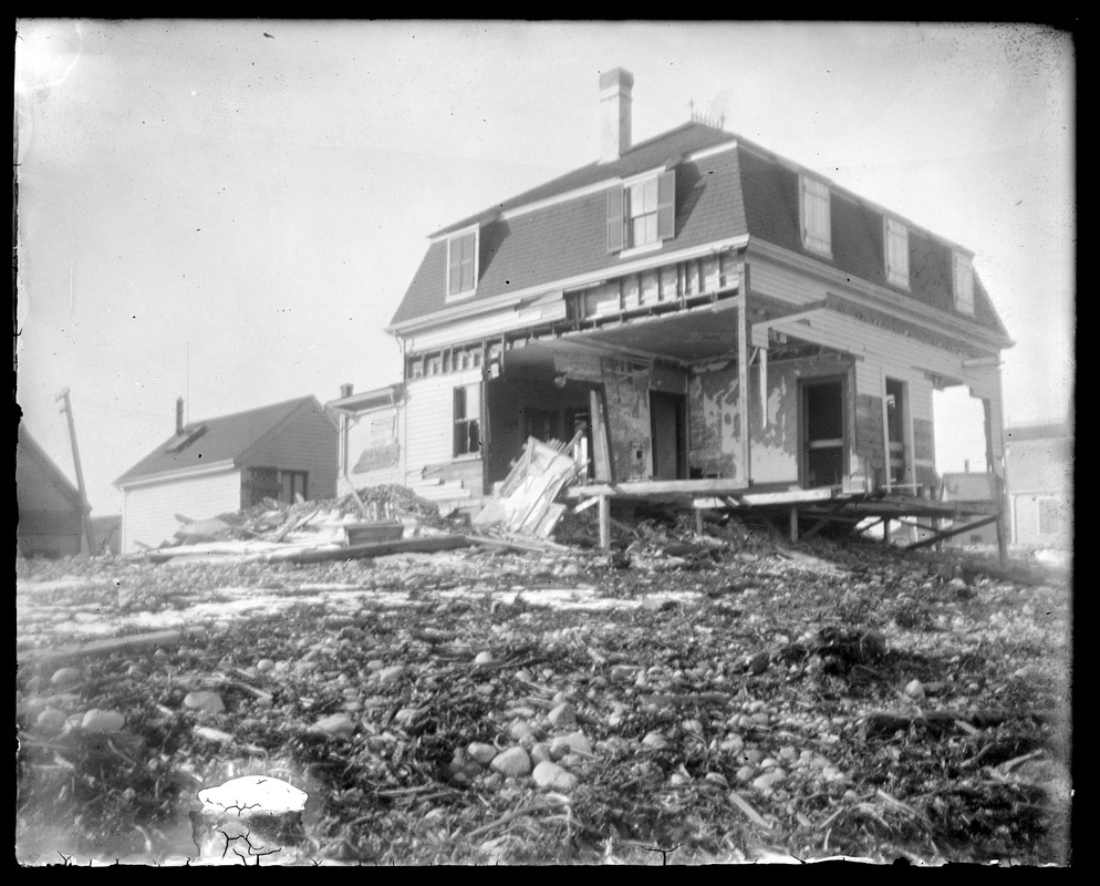 Driscoll house after big storm Nov. 27 1898 Digital Commonwealth