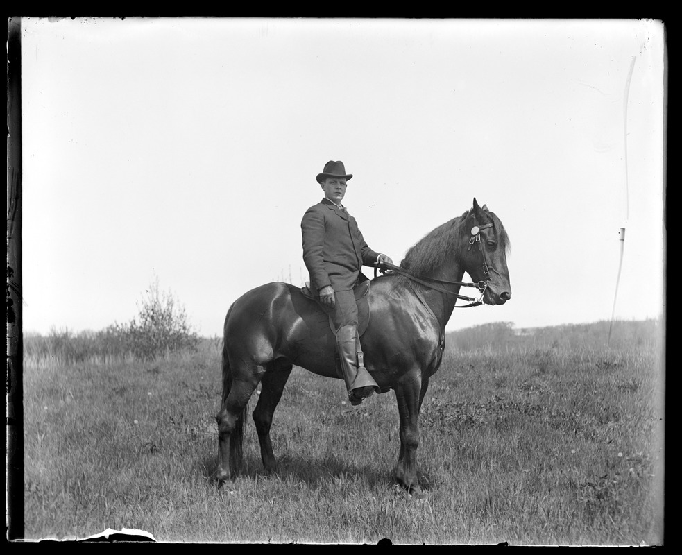 Unidenitified man on horseback