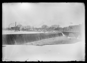 Unidentified scene of falls and manufacturing area