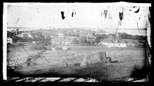 Panoramic view of unidentified area, possibly Melville Garden Otis St, Crow Point