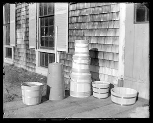 Buckets, tubs, etc. taken for A. Sprague