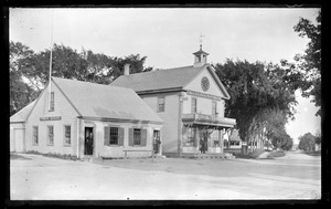 Hingham Center: Public Scales Building and Wm. Fearing Groceries and Provisions Building
