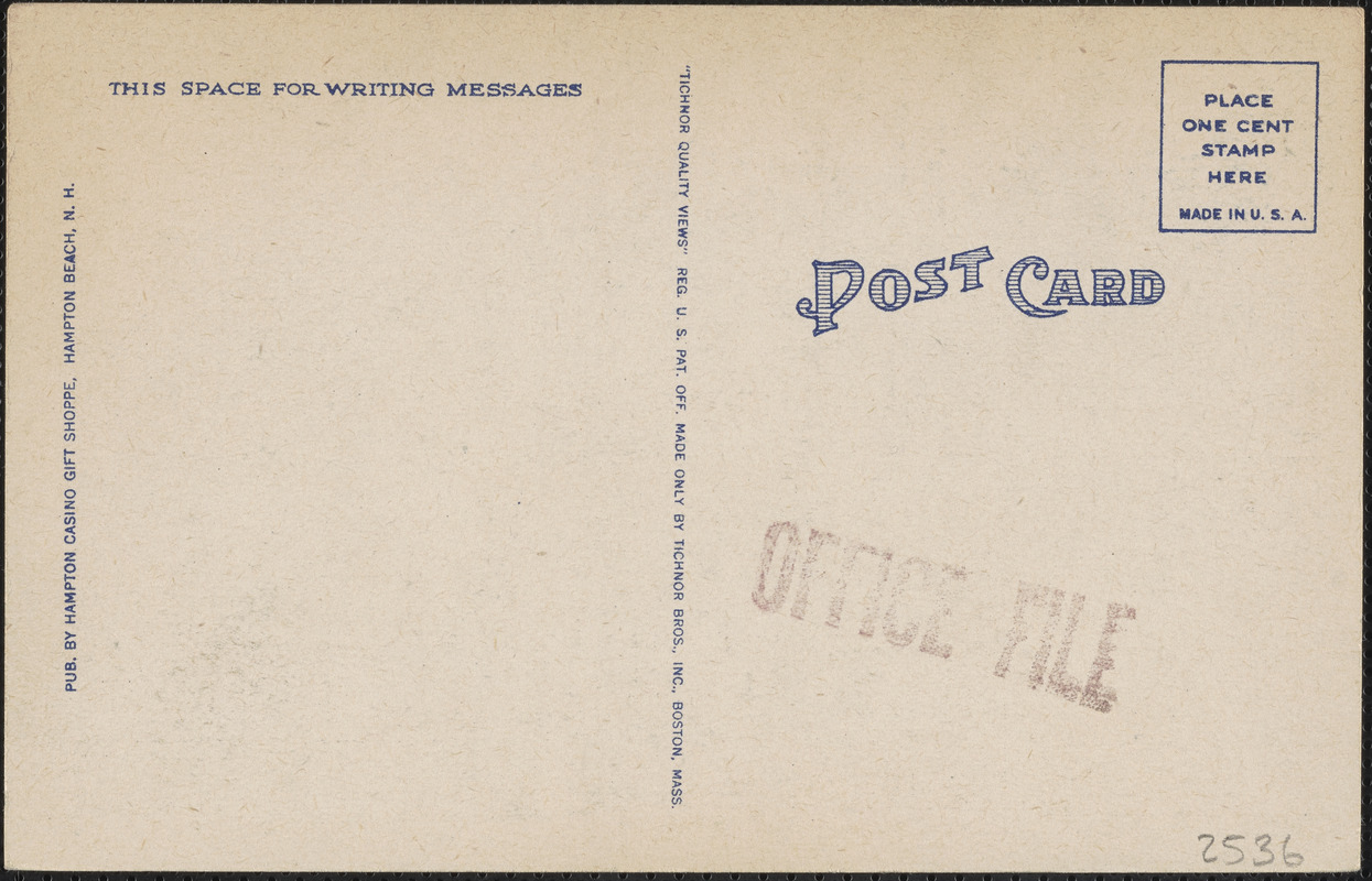 Listening to the music, Hampton Beach, N.H.