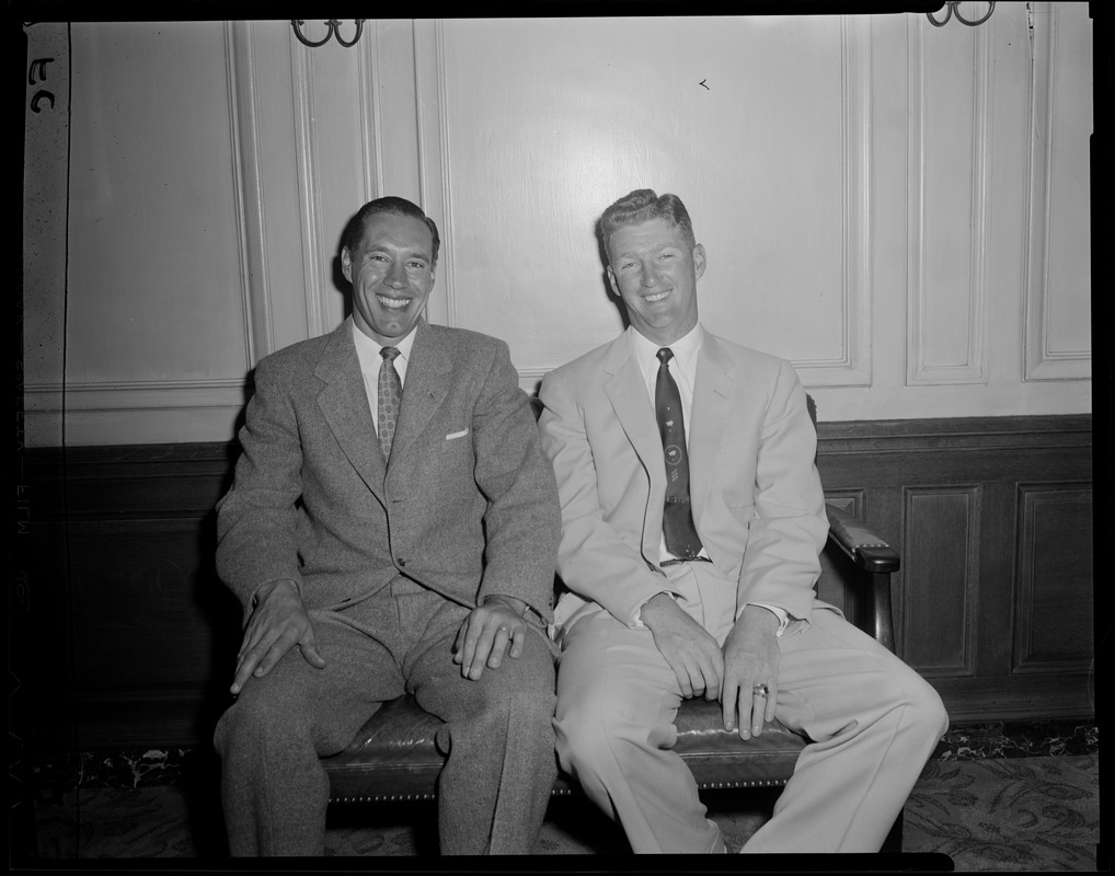 Left to right: Bob Feller, Herb Score. Great pitchers. - Digital ...