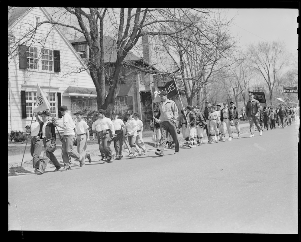 Little League, Newton Center, Parade - Digital Commonwealth