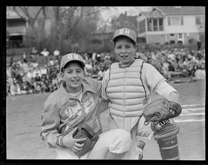 A Dodger and a Cub, Little League in Newton Center