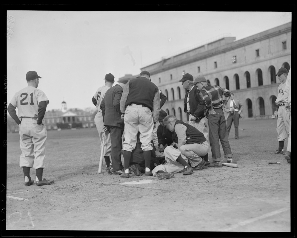 Harvard player injured