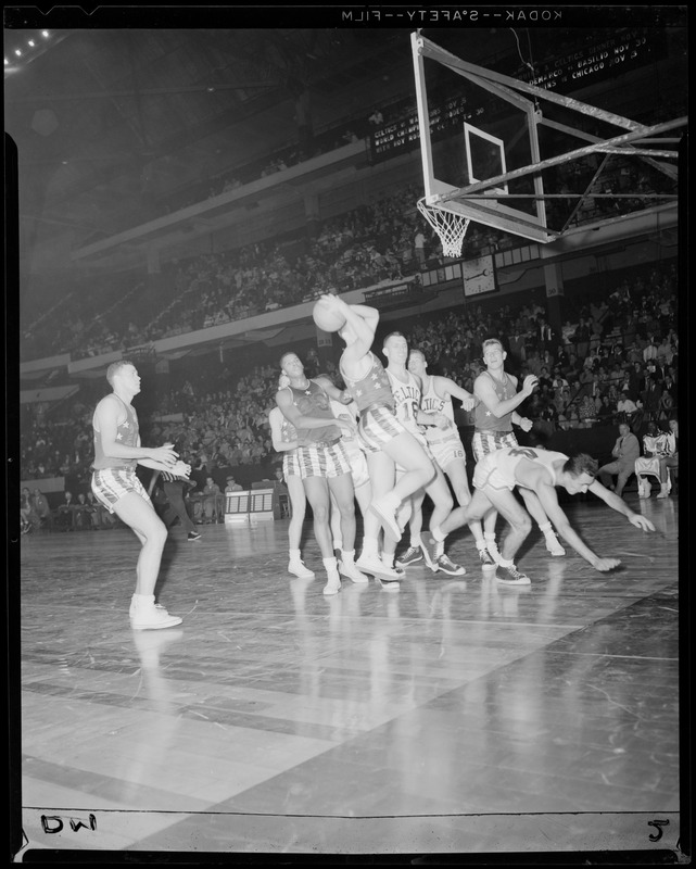 Celtics in action at Garden