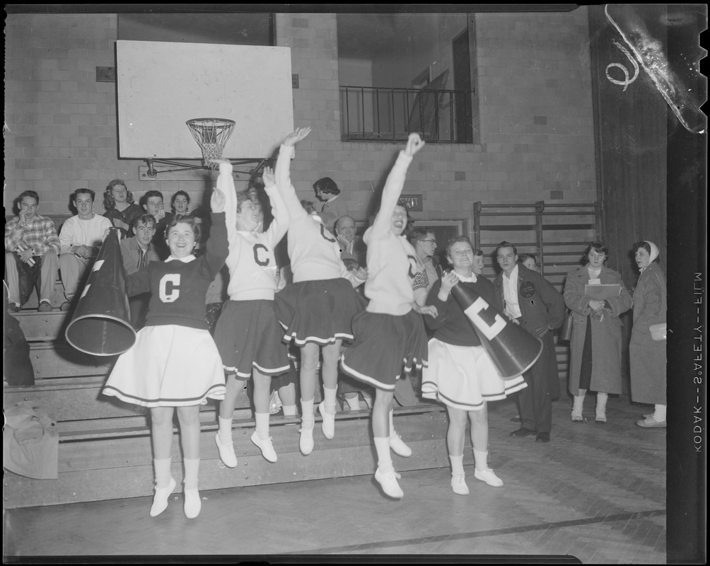 High school cheerleaders